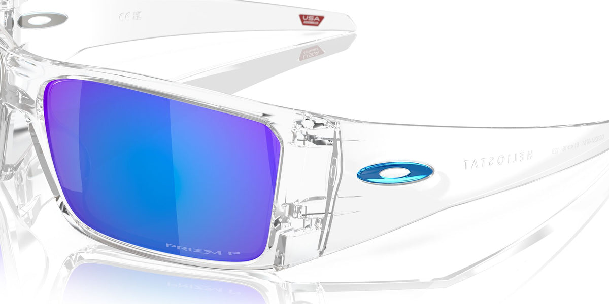 Oakley Heliostat 0OO9231 923107 61 Clear / Prizm Sapphire Polarized 61 / Polycarbonate / O_matter / Injected