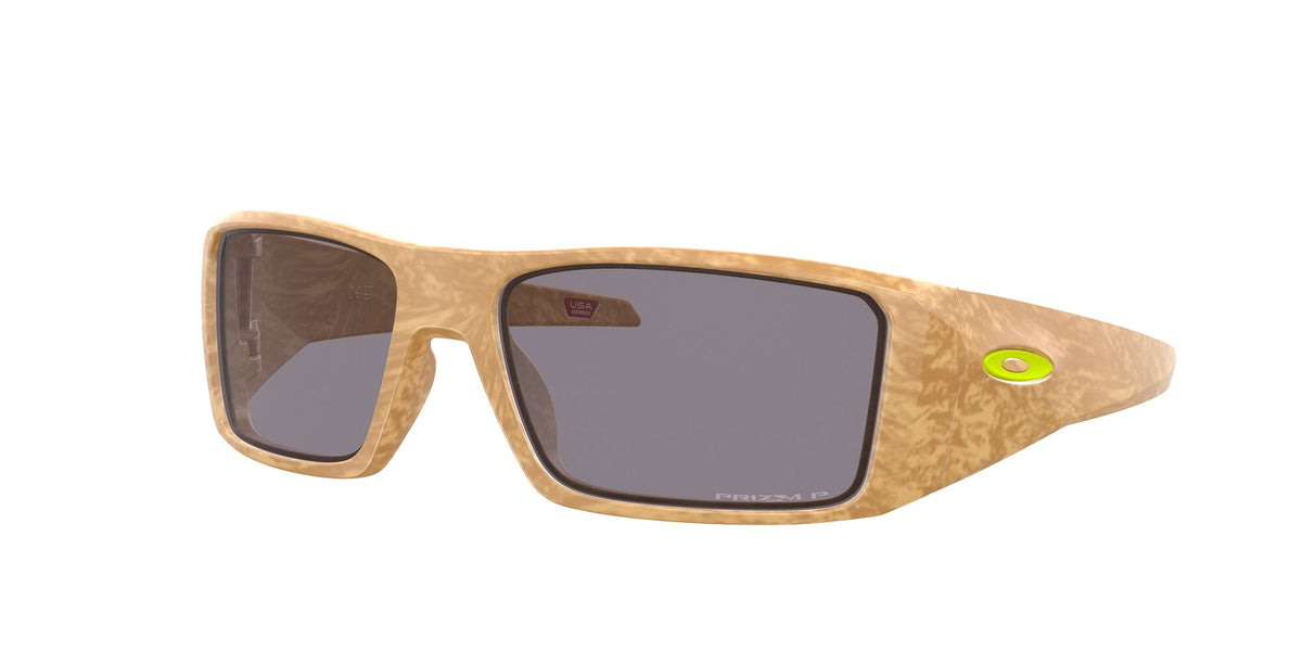 Oakley Heliostat 0OO9231 923117 61 Matte Stone Desert Tan / Prizm Grey Polarized