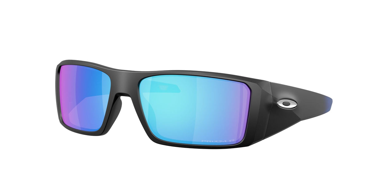 Oakley Heliostat 0OO9231 923123 61 Matte Black/ Prizm Sapphire Polarized