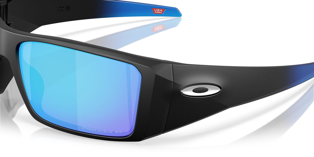 Oakley Heliostat 0OO9231 923123 61 Matte Black/ Prizm Sapphire Polarized