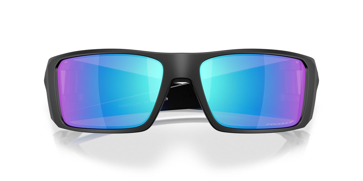 Oakley Heliostat 0OO9231 923123 61 Matte Black/ Prizm Sapphire Polarized
