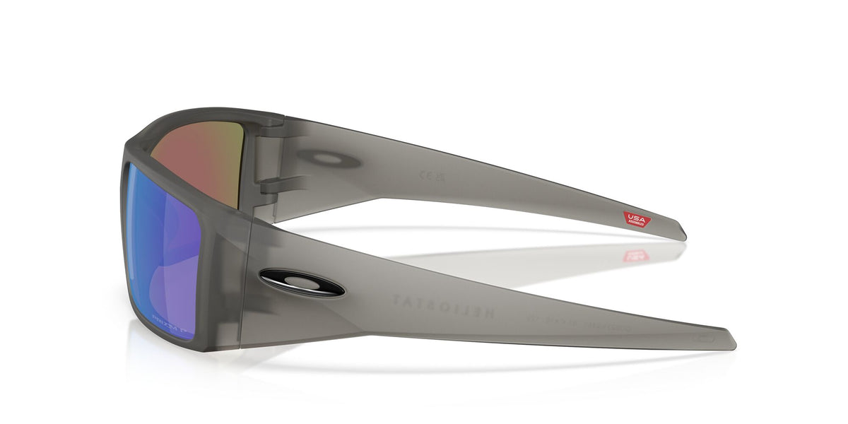 Oakley Heliostat 0OO9231 923124 61 Matte Grey Smoke/ Prizm Sapphire Polarized