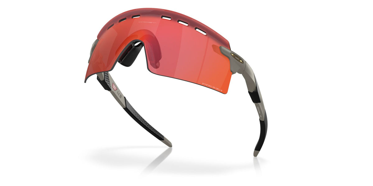 Oakley Encoder Strike Vented 0OO9235 923508 39 Matte Onyx / Prizm Trail Torch 39 / Polycarbonate / O_matter / Injected