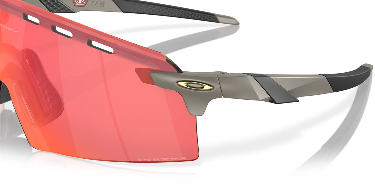 Oakley Encoder Strike Vented 0OO9235 923508 39 Matte Onyx / Prizm Trail Torch 39 / Polycarbonate / O_matter / Injected