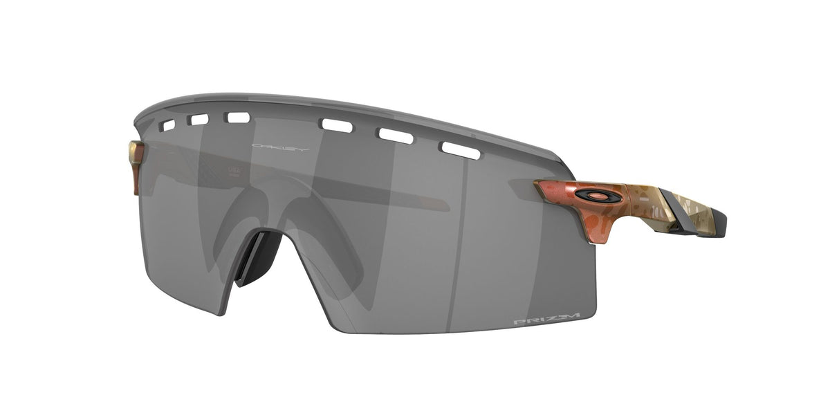 Oakley Encoder Strike Vented 0OO9235 923512 39 Matte Red/Gold Colorshift / Prizm Black 39 / Polycarbonate / O_matter / Injected