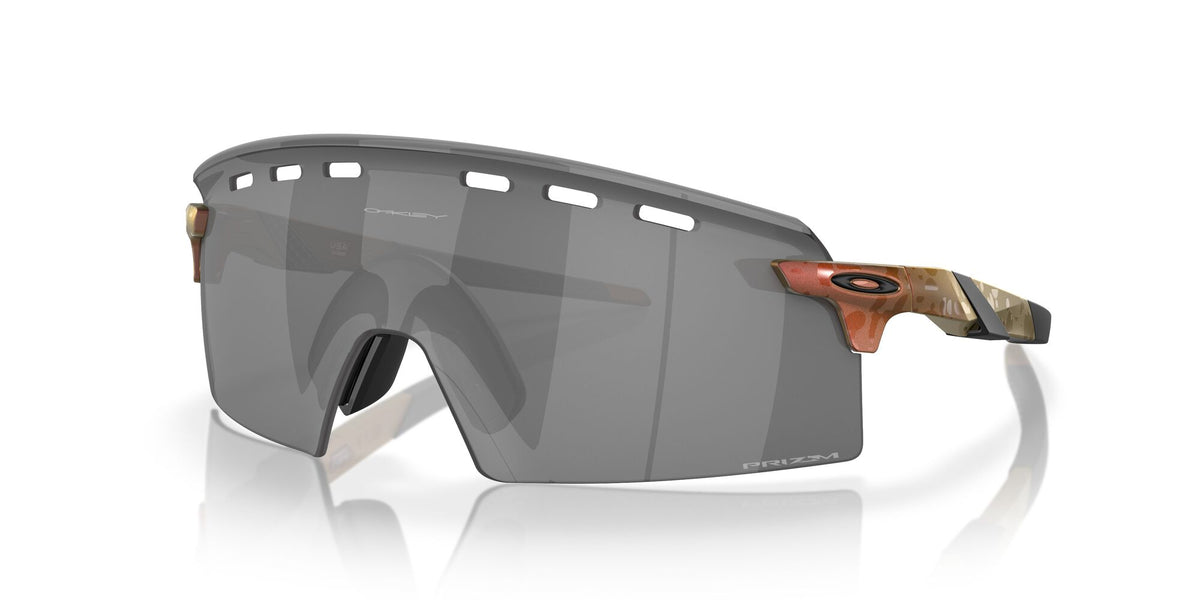 Oakley Encoder Strike Vented 0OO9235 923512 39 Matte Red/Gold Colorshift / Prizm Black 39 / Polycarbonate / O_matter / Injected