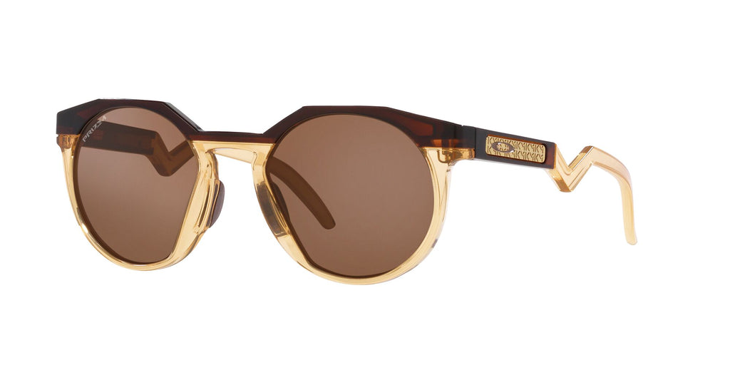 Oakley Hstn 0OO9242 924207 52 Dark Amber/Light Curry / Prizm Tungsten 52 / Polycarbonate / O_matter / Injected