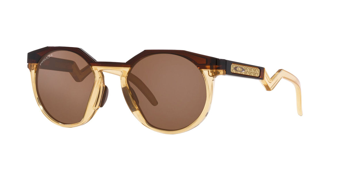 Oakley Hstn A 0OO9242A 924207 52 Dark Amber/Light Curry / Prizm Tungsten 52 / Polycarbonate / O_matter / Injected