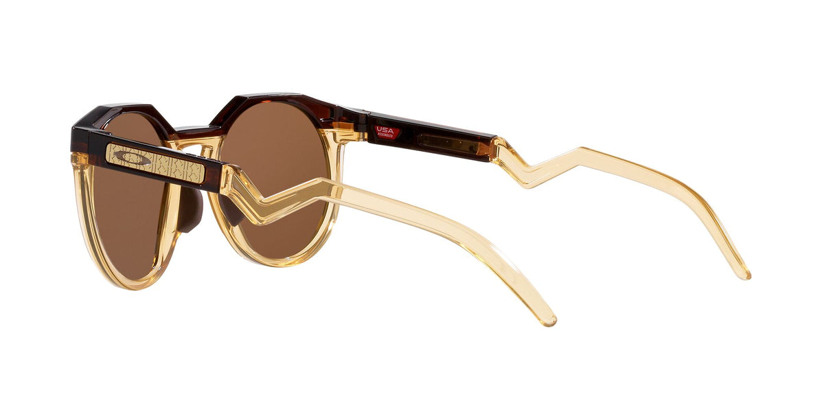 Oakley Hstn A 0OO9242A 924207 52 Dark Amber/Light Curry / Prizm Tungsten 52 / Polycarbonate / O_matter / Injected