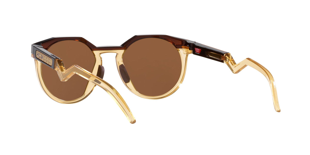 Oakley Hstn A 0OO9242A 924207 52 Dark Amber/Light Curry / Prizm Tungsten 52 / Polycarbonate / O_matter / Injected