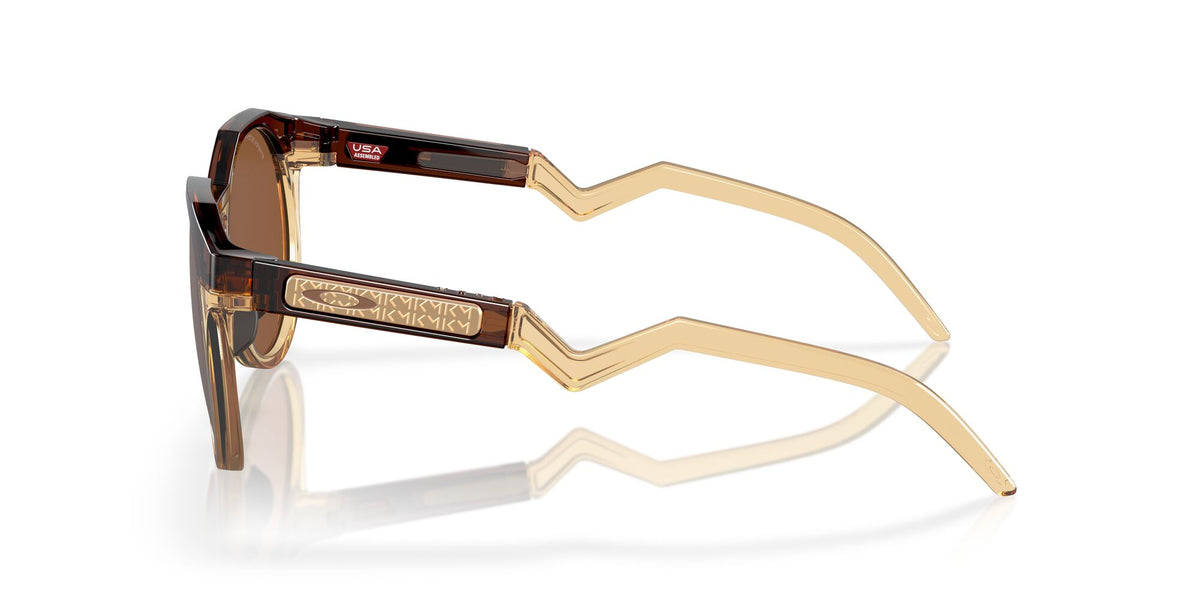 Oakley Hstn A 0OO9242A 924207 52 Dark Amber/Light Curry / Prizm Tungsten 52 / Polycarbonate / O_matter / Injected