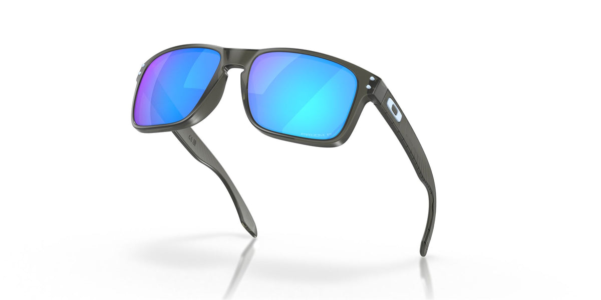 OO 9244 Oakley Holbrook (A) Matte Grey Smoke / Prizm Sapphire Polarised 56 56 / Polycarbonate / O_matter / Injected