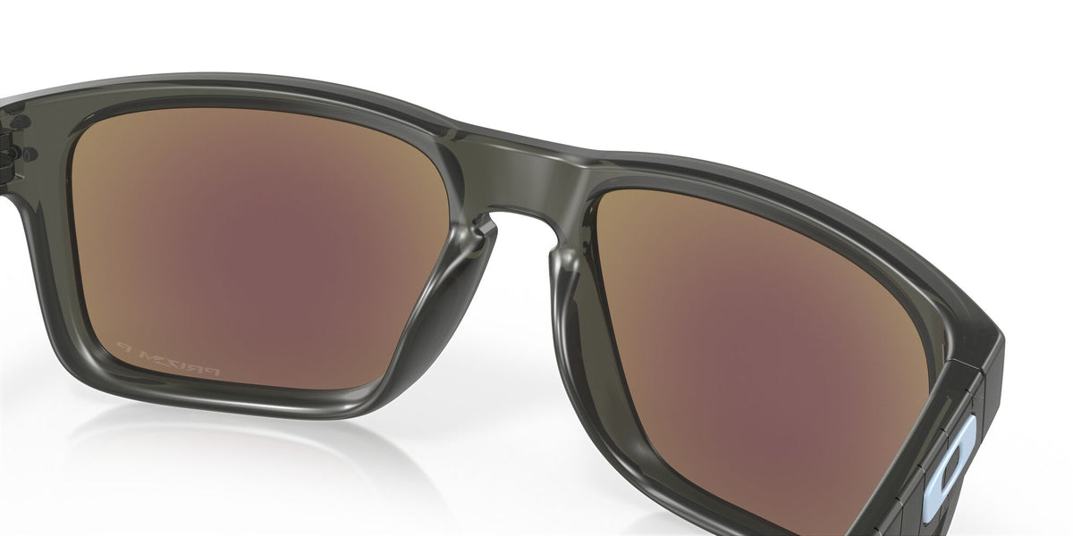 OO 9244 Oakley Holbrook (A) Matte Grey Smoke / Prizm Sapphire Polarised 56 56 / Polycarbonate / O_matter / Injected