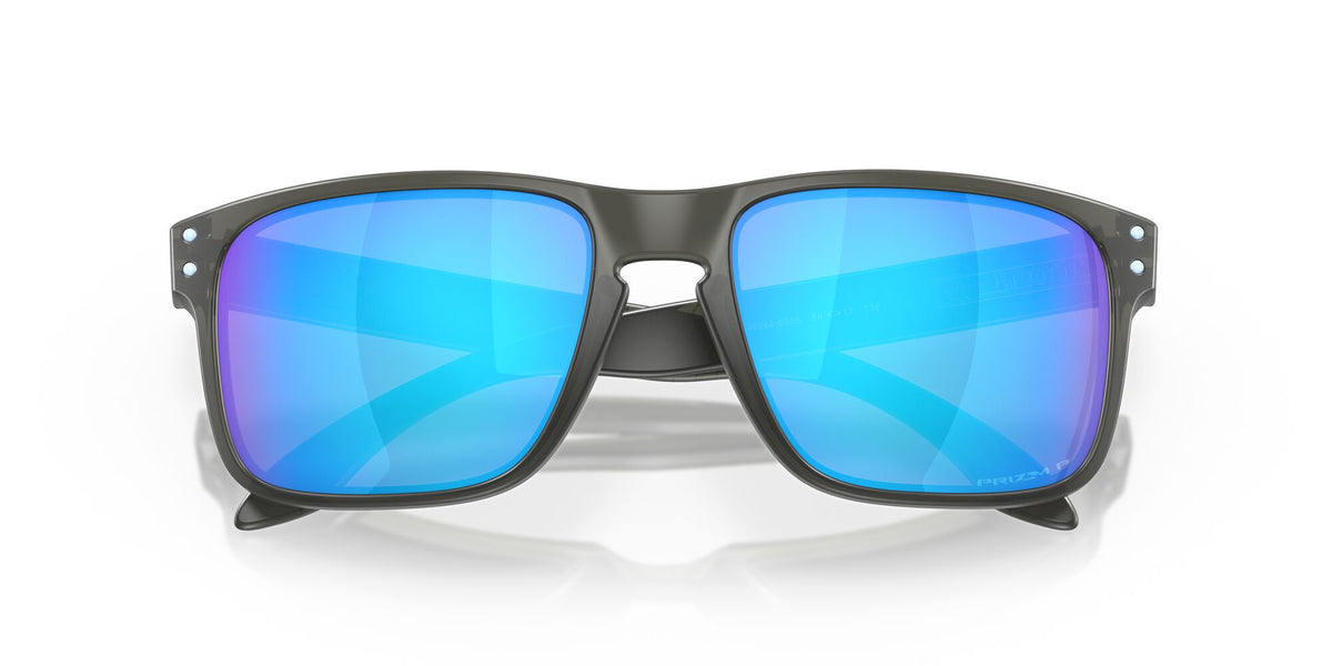 OO 9244 Oakley Holbrook (A) Matte Grey Smoke / Prizm Sapphire Polarised 56 56 / Polycarbonate / O_matter / Injected