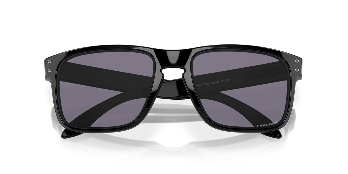 OO 9244 Oakley Holbrook (A) Polished Black /  Prizm Grey 56 / Plastic / Plastic