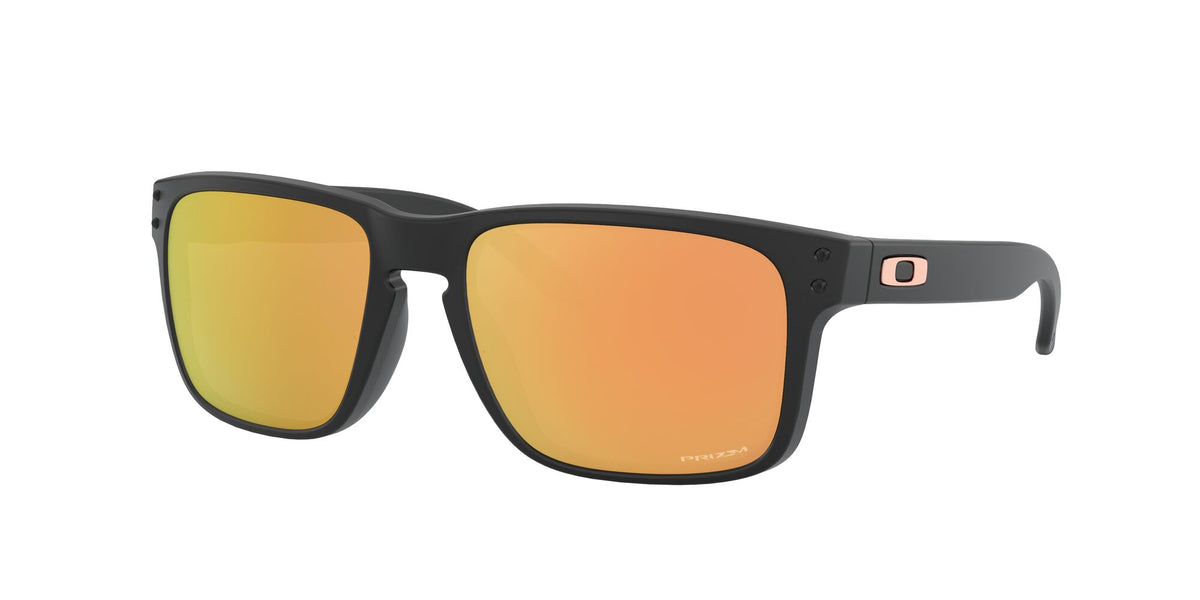Oakley Holbrook (A) 0OO9244 924449 56 Matte Black / Prizm Rose Gold 56 / Plastic / Plastic