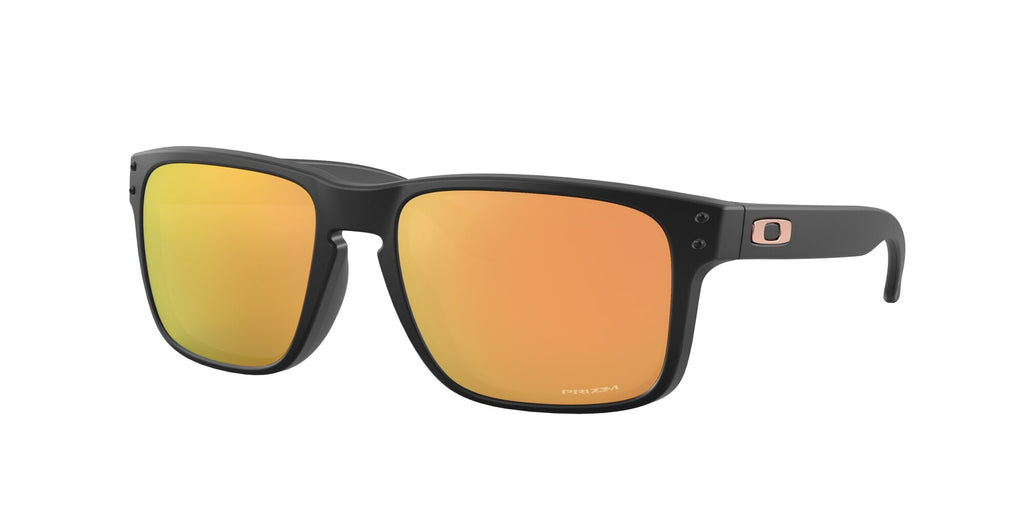 Oakley Holbrook (A) 0OO9244 924449 56 Matte Black / Prizm Rose Gold 56 / Plastic / Plastic
