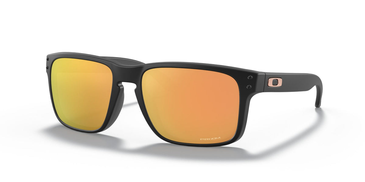Oakley Holbrook (A) 0OO9244 924449 56 Matte Black / Prizm Rose Gold 56 / Plastic / Plastic