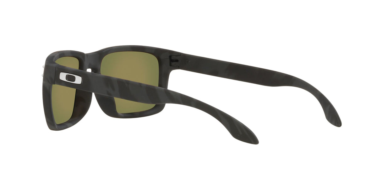 OO 9244 Oakley Holbrook (A) Matte Black Camo / Prizm Ruby Polarised 56 56 / Plastic / Plastic