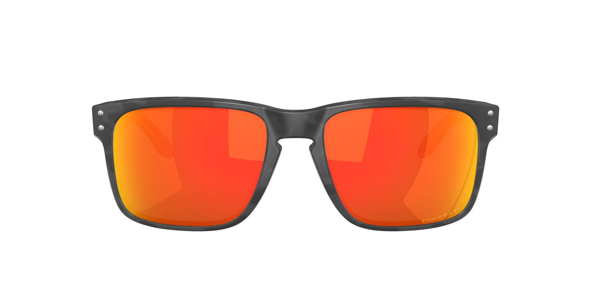 OO 9244 Oakley Holbrook (A) Matte Black Camo / Prizm Ruby Polarised 56 56 / Plastic / Plastic