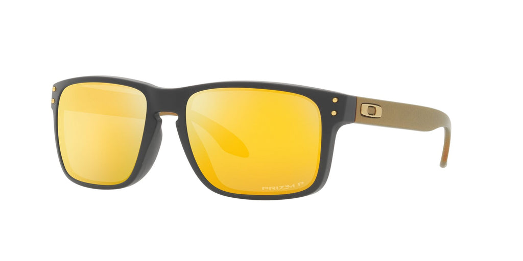 Oakley Holbrook (A) 0OO9244 924459 56 Matte Carbon / Prizm 24K Polarized 56 / Plastic / Plastic