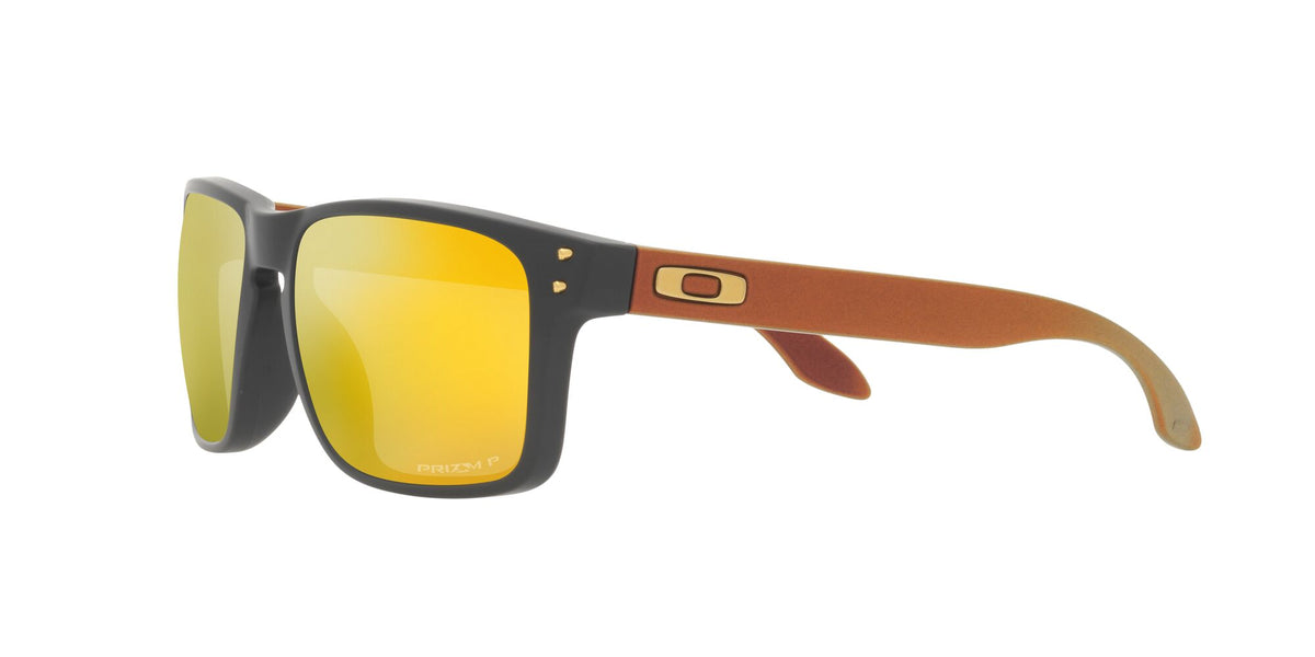 Oakley Holbrook (A) 0OO9244 924459 56 Matte Carbon / Prizm 24K Polarized 56 / Plastic / Plastic