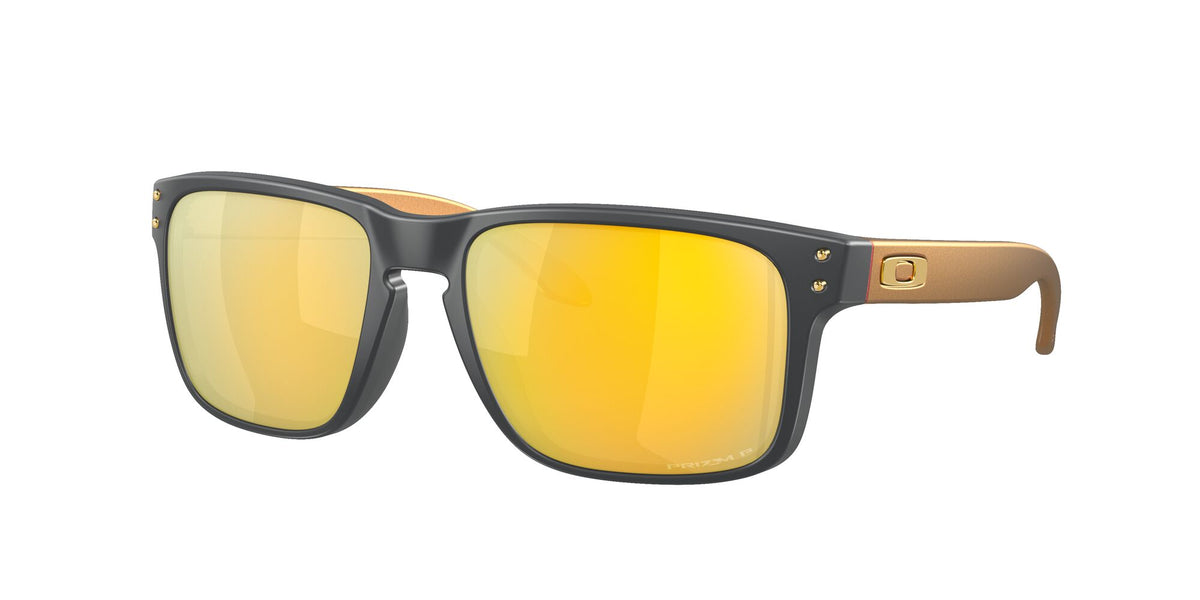 Oakley Holbrook (A) 0OO9244 924459 56 Matte Carbon / Prizm 24K Polarized 56 / Plastic / Plastic