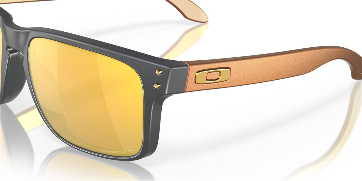 Oakley Holbrook (A) 0OO9244 924459 56 Matte Carbon / Prizm 24K Polarized 56 / Plastic / Plastic