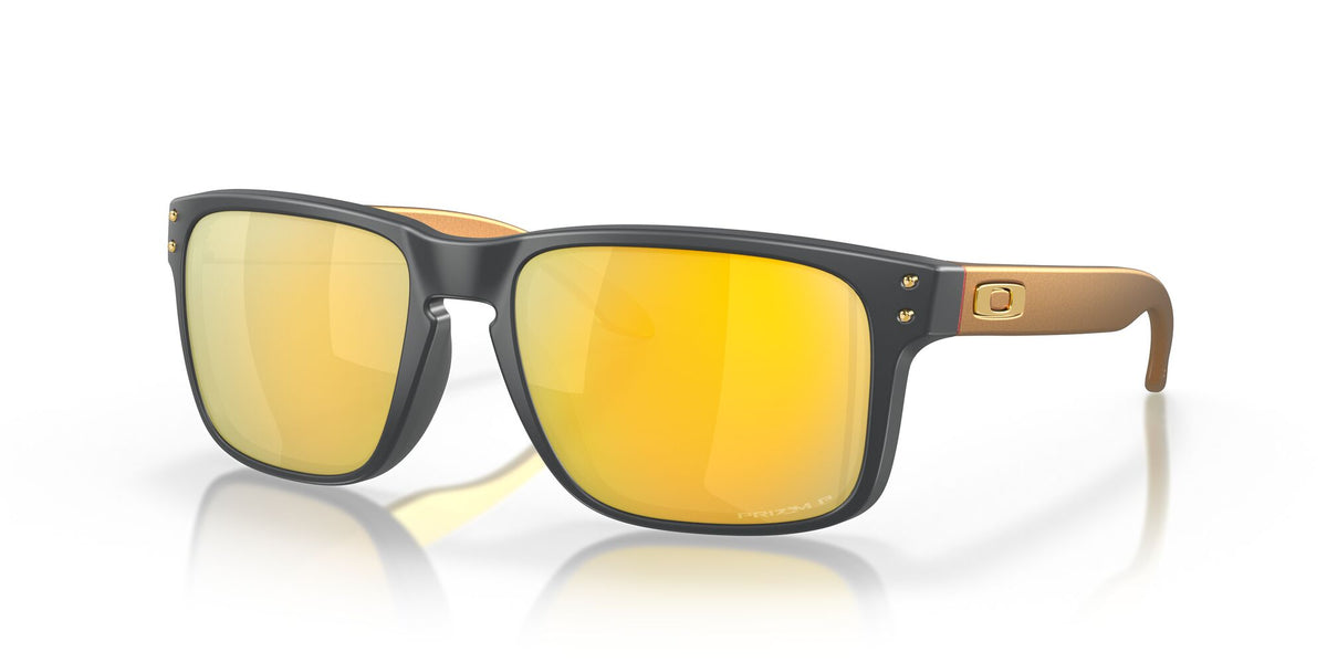 Oakley Holbrook (A) 0OO9244 924459 56 Matte Carbon / Prizm 24K Polarized 56 / Plastic / Plastic