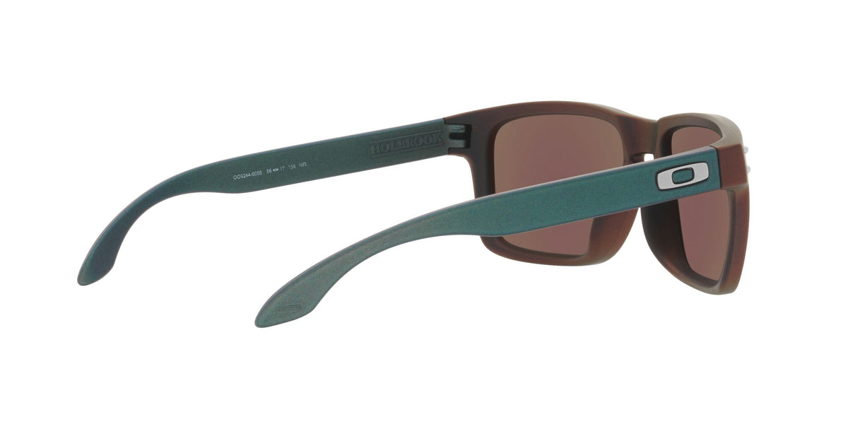 OO 9244 Oakley Holbrook (A) Matte Black/Red Colorshift /  Prizm Sapphire 56 / Plastic / Plastic