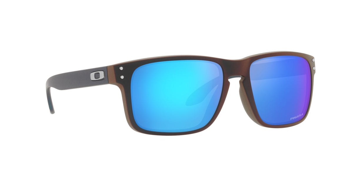 OO 9244 Oakley Holbrook (A) Matte Black/Red Colorshift /  Prizm Sapphire 56 / Plastic / Plastic