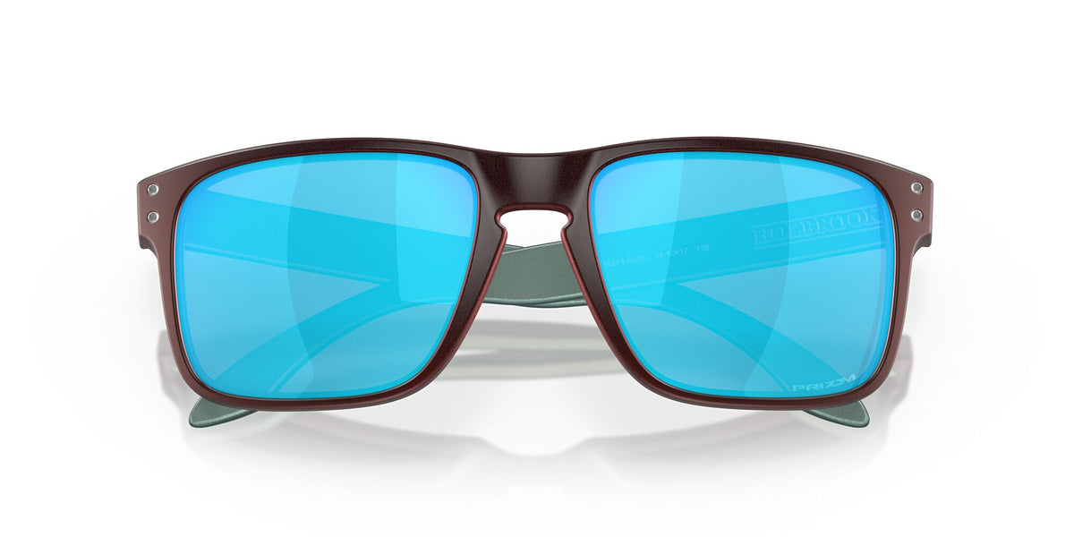 OO 9244 Oakley Holbrook (A) Matte Black/Red Colorshift /  Prizm Sapphire 56 / Plastic / Plastic
