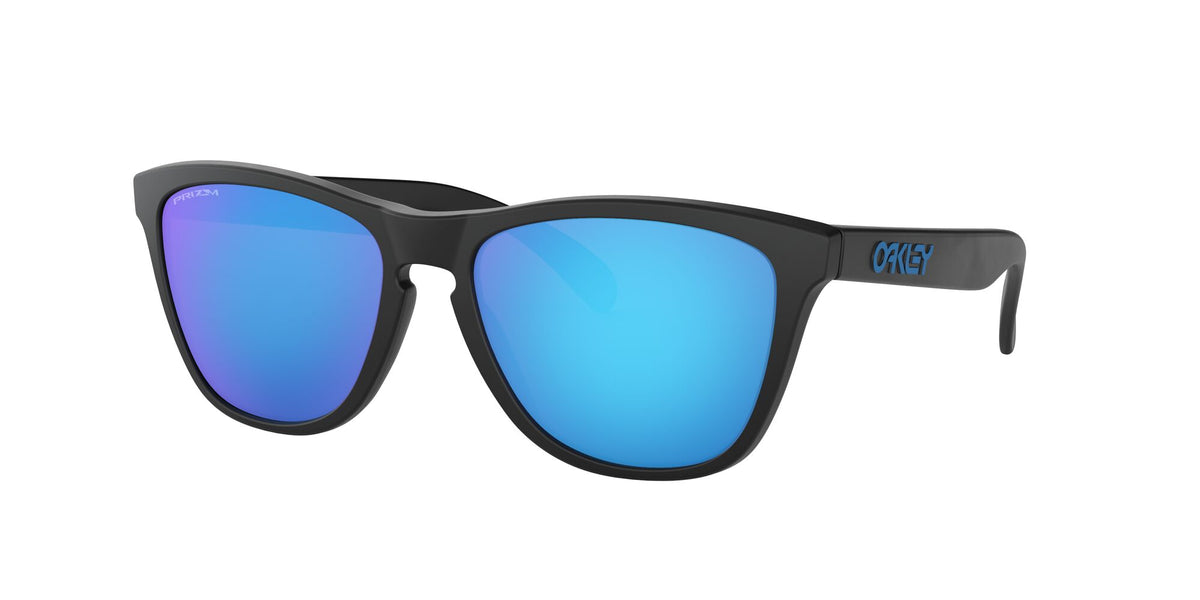 Oakley Frogskins (A) 0OO9245 924561 54 Matte Black / Prizm Sapphire 54 / Polycarbonate / O_matter / Injected