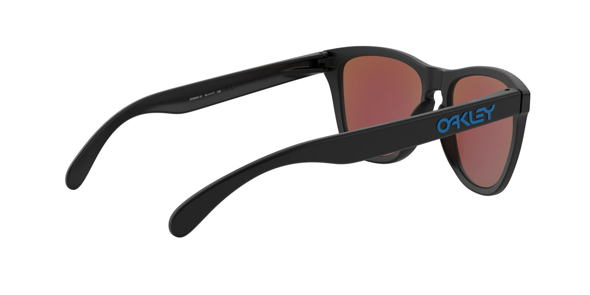 Oakley Frogskins (A) 0OO9245 924561 54 Matte Black / Prizm Sapphire 54 / Polycarbonate / O_matter / Injected