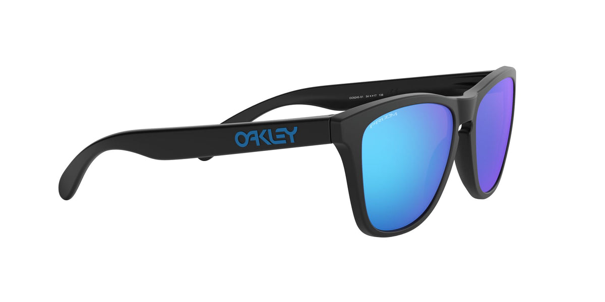 Oakley Frogskins (A) 0OO9245 924561 54 Matte Black / Prizm Sapphire 54 / Polycarbonate / O_matter / Injected