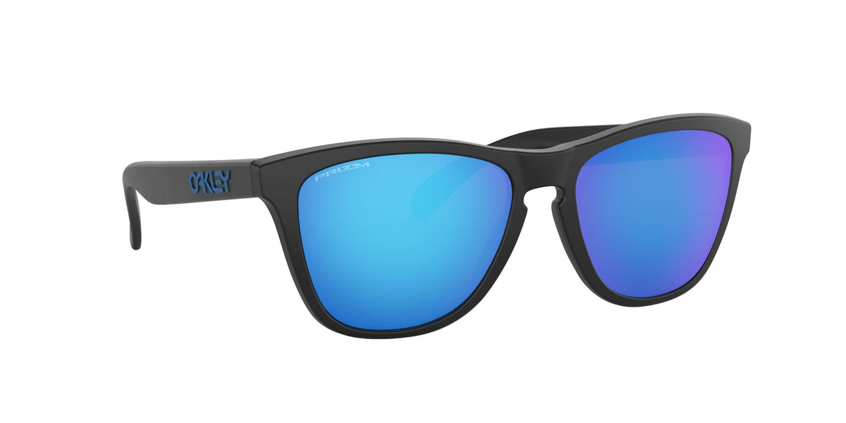 Oakley Frogskins (A) 0OO9245 924561 54 Matte Black / Prizm Sapphire 54 / Polycarbonate / O_matter / Injected
