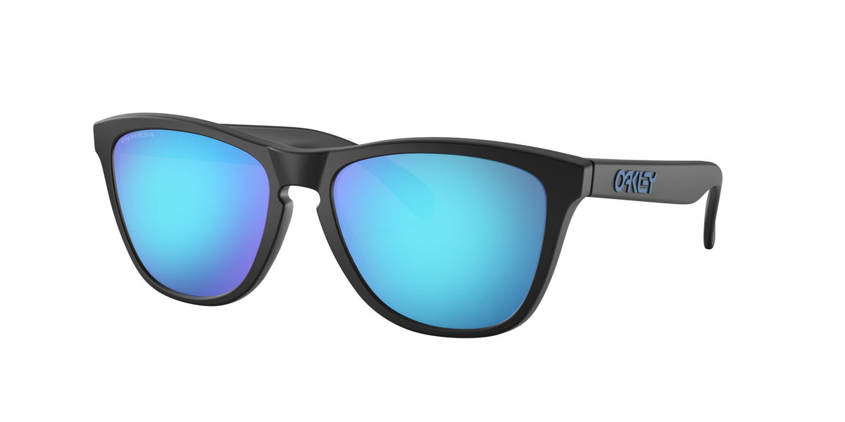 Oakley Frogskins (A) 0OO9245 924561 54 Matte Black / Prizm Sapphire 54 / Polycarbonate / O_matter / Injected