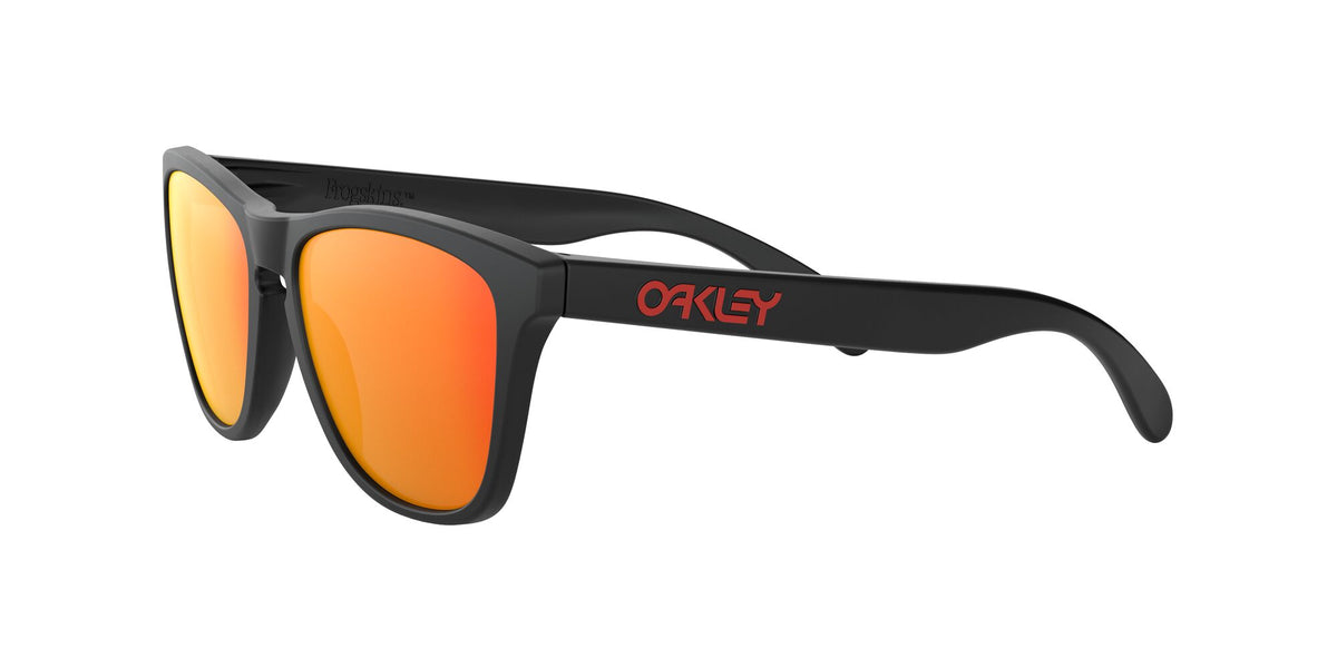 Oakley Frogskins (A) 0OO9245 924563 54 Matte Black / Prizm Ruby 54 / Polycarbonate / O_matter / Injected