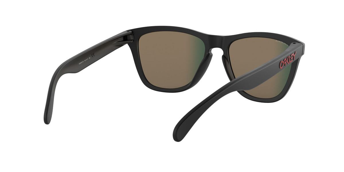 Oakley Frogskins (A) 0OO9245 924563 54 Matte Black / Prizm Ruby 54 / Polycarbonate / O_matter / Injected
