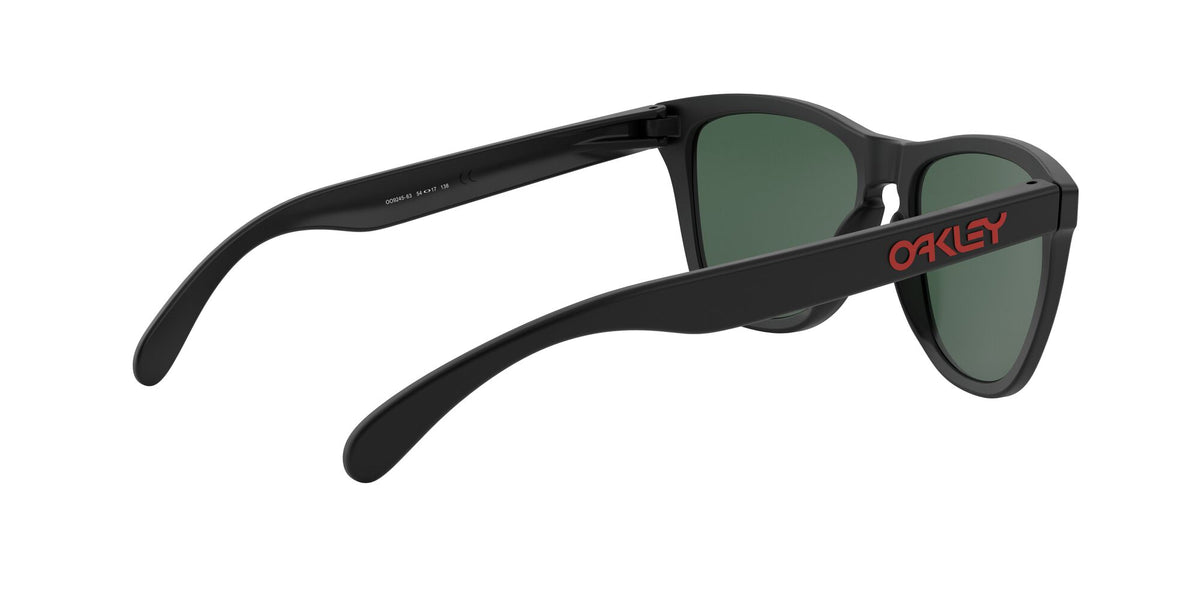Oakley Frogskins (A) 0OO9245 924563 54 Matte Black / Prizm Ruby 54 / Polycarbonate / O_matter / Injected