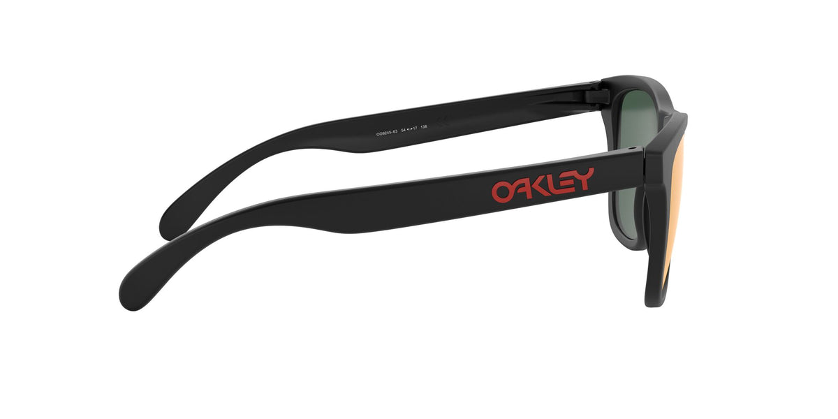 Oakley Frogskins (A) 0OO9245 924563 54 Matte Black / Prizm Ruby 54 / Polycarbonate / O_matter / Injected
