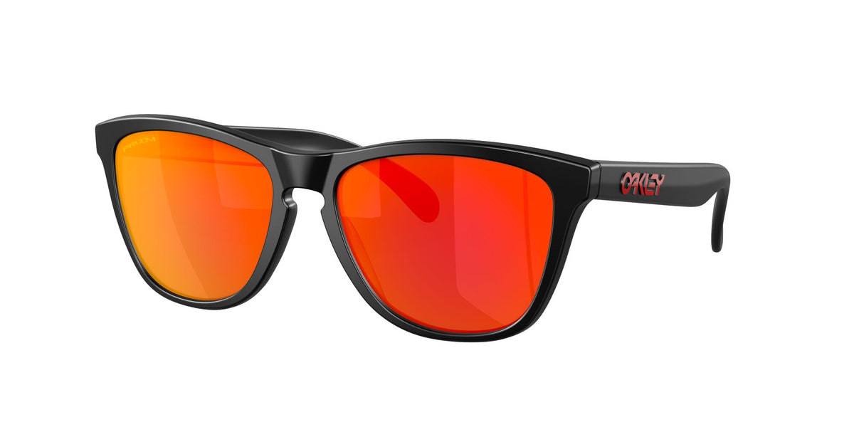 Oakley Frogskins (A) 0OO9245 924563 54 Matte Black / Prizm Ruby 54 / Polycarbonate / O_matter / Injected