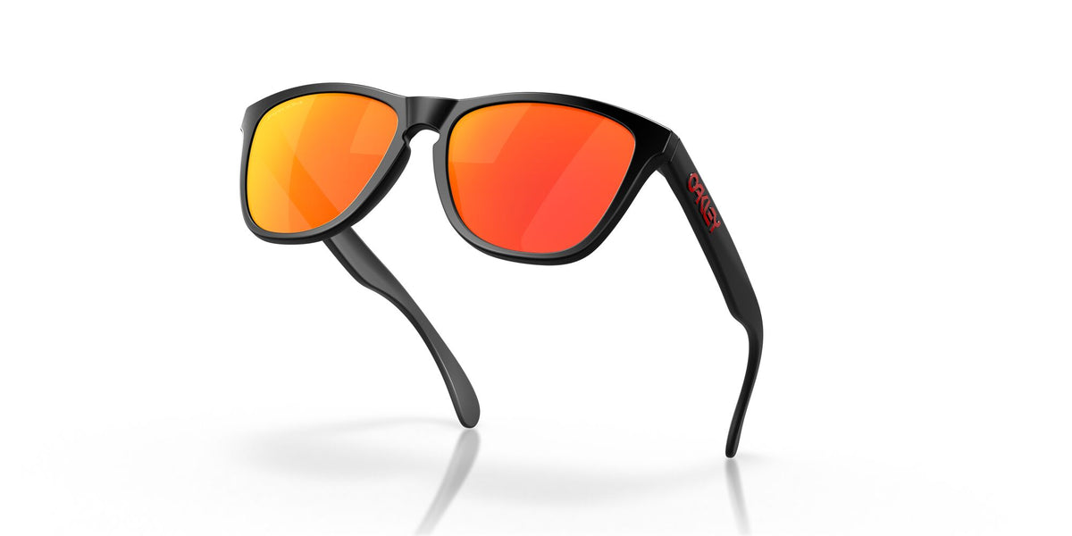 Oakley Frogskins (A) 0OO9245 924563 54 Matte Black / Prizm Ruby 54 / Polycarbonate / O_matter / Injected