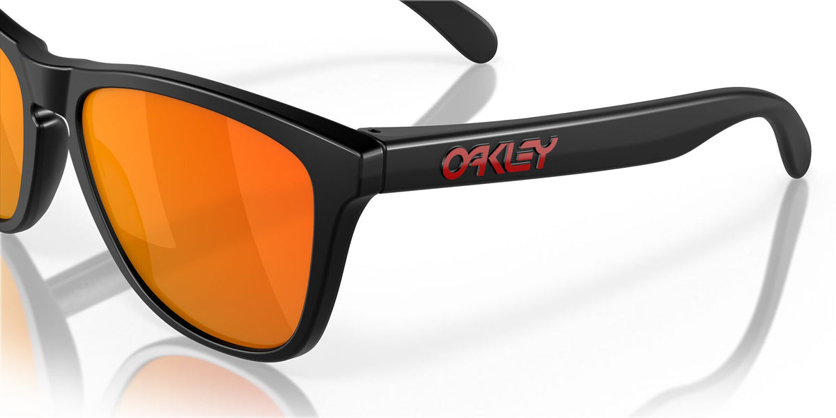 Oakley Frogskins (A) 0OO9245 924563 54 Matte Black / Prizm Ruby 54 / Polycarbonate / O_matter / Injected
