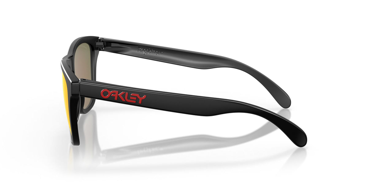 Oakley Frogskins (A) 0OO9245 924563 54 Matte Black / Prizm Ruby 54 / Polycarbonate / O_matter / Injected