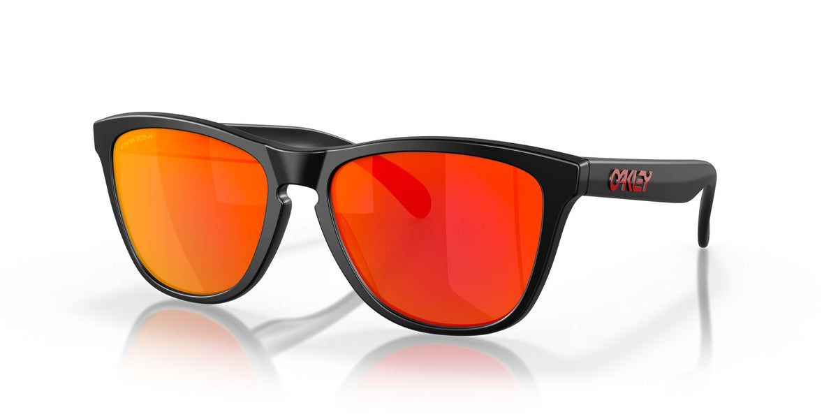 Oakley Frogskins (A) 0OO9245 924563 54 Matte Black / Prizm Ruby 54 / Polycarbonate / O_matter / Injected