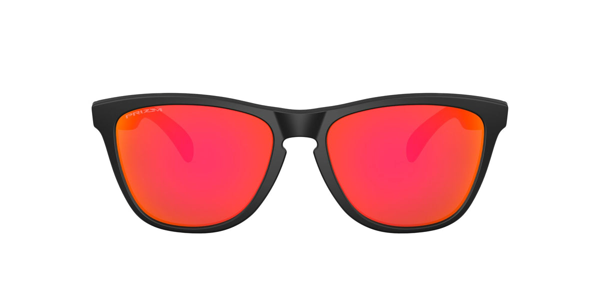 Oakley Frogskins (A) 0OO9245 924563 54 Matte Black / Prizm Ruby 54 / Polycarbonate / O_matter / Injected
