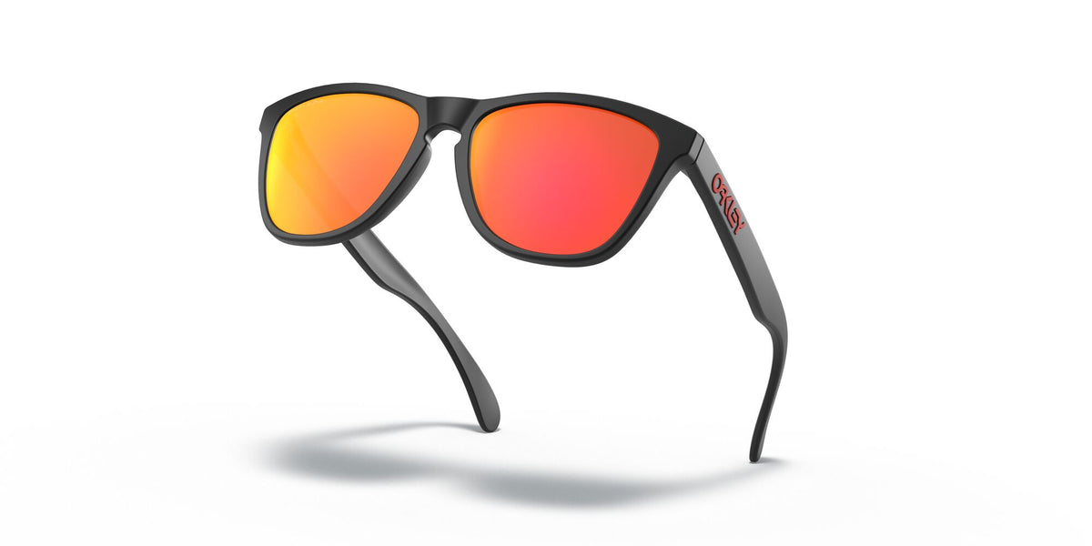 Oakley Frogskins (A) 0OO9245 924563 54 Matte Black / Prizm Ruby 54 / Polycarbonate / O_matter / Injected