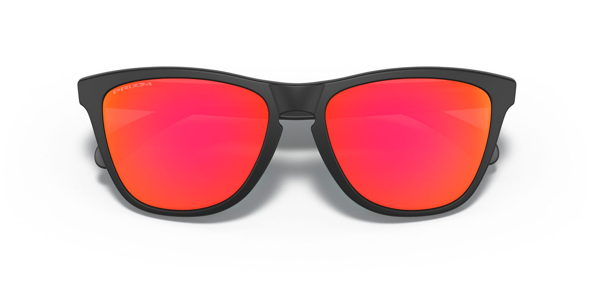 Oakley Frogskins (A) 0OO9245 924563 54 Matte Black / Prizm Ruby 54 / Polycarbonate / O_matter / Injected