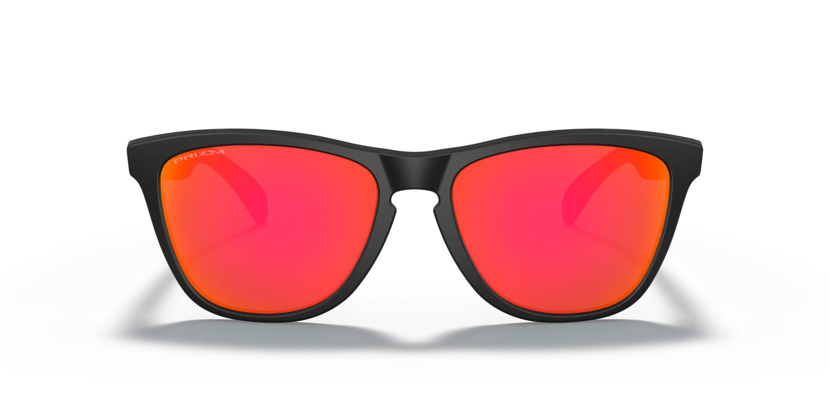 Oakley Frogskins (A) 0OO9245 924563 54 Matte Black / Prizm Ruby 54 / Polycarbonate / O_matter / Injected